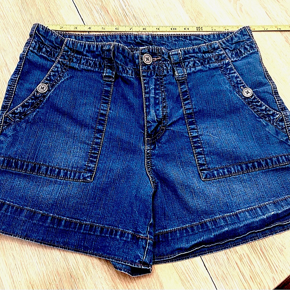 Faded Glory Blue Jean Shorts Relaxed Fit